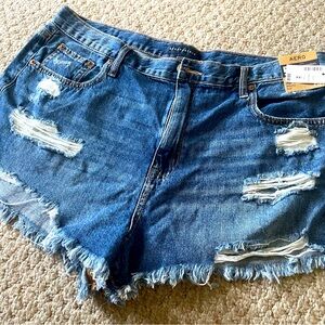 ❗️NWT ❗️Aeropostale high rise denim shorty ❗️
